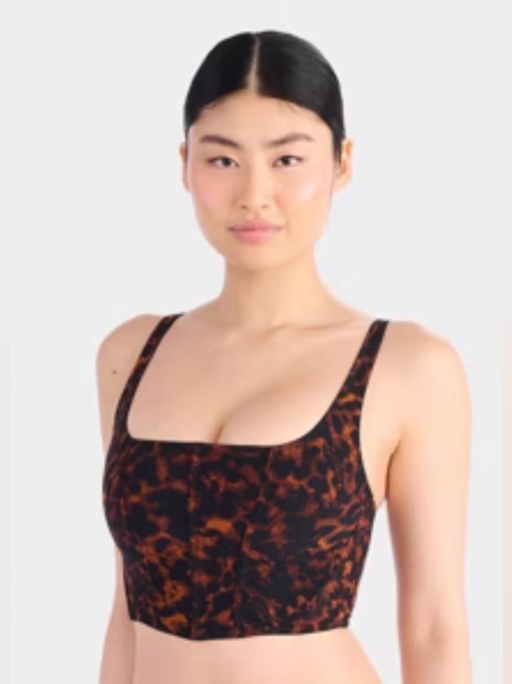 Parade Leopard Silky Mesh Corset
